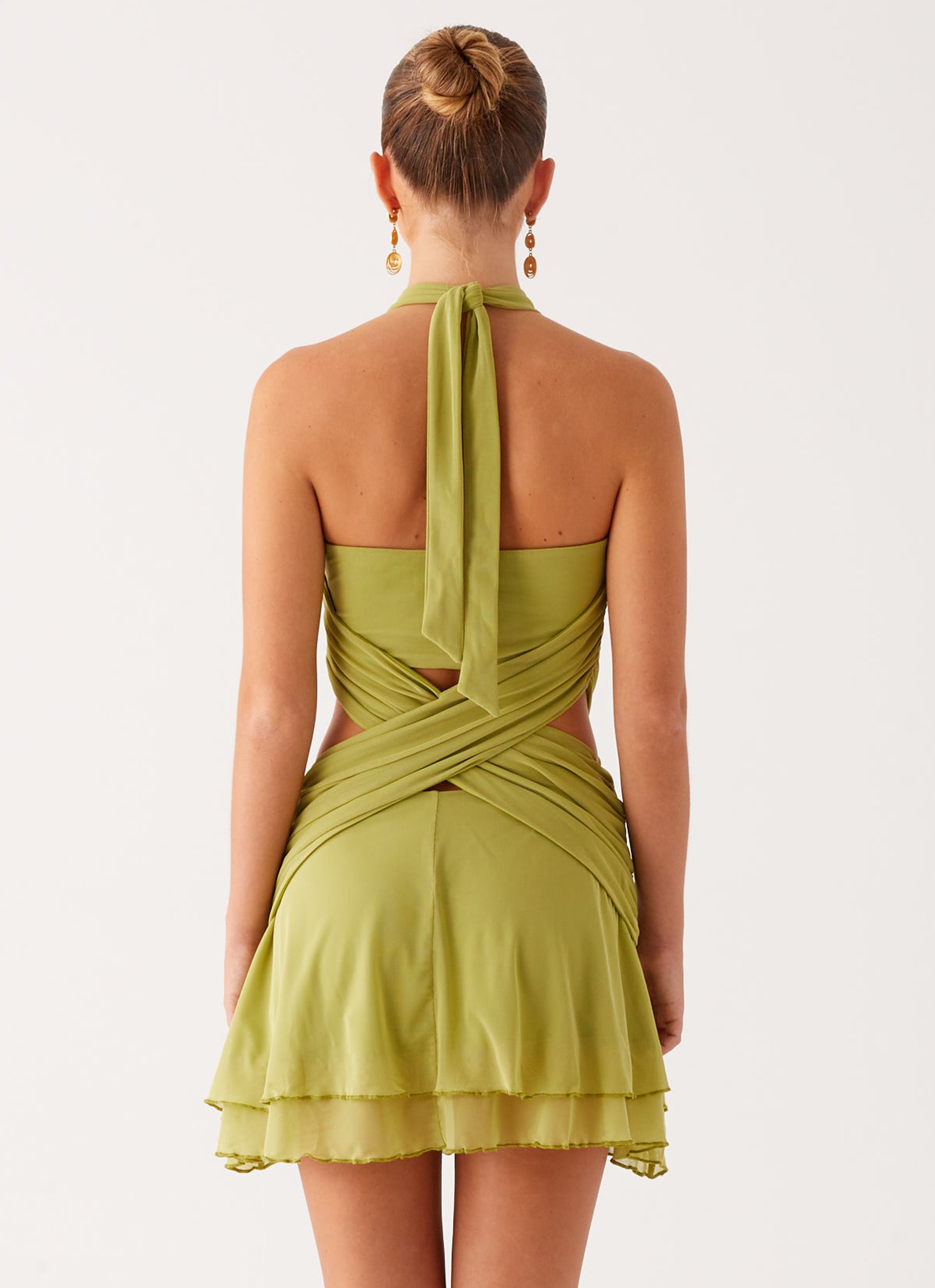 Helsa Mini Dress - Green