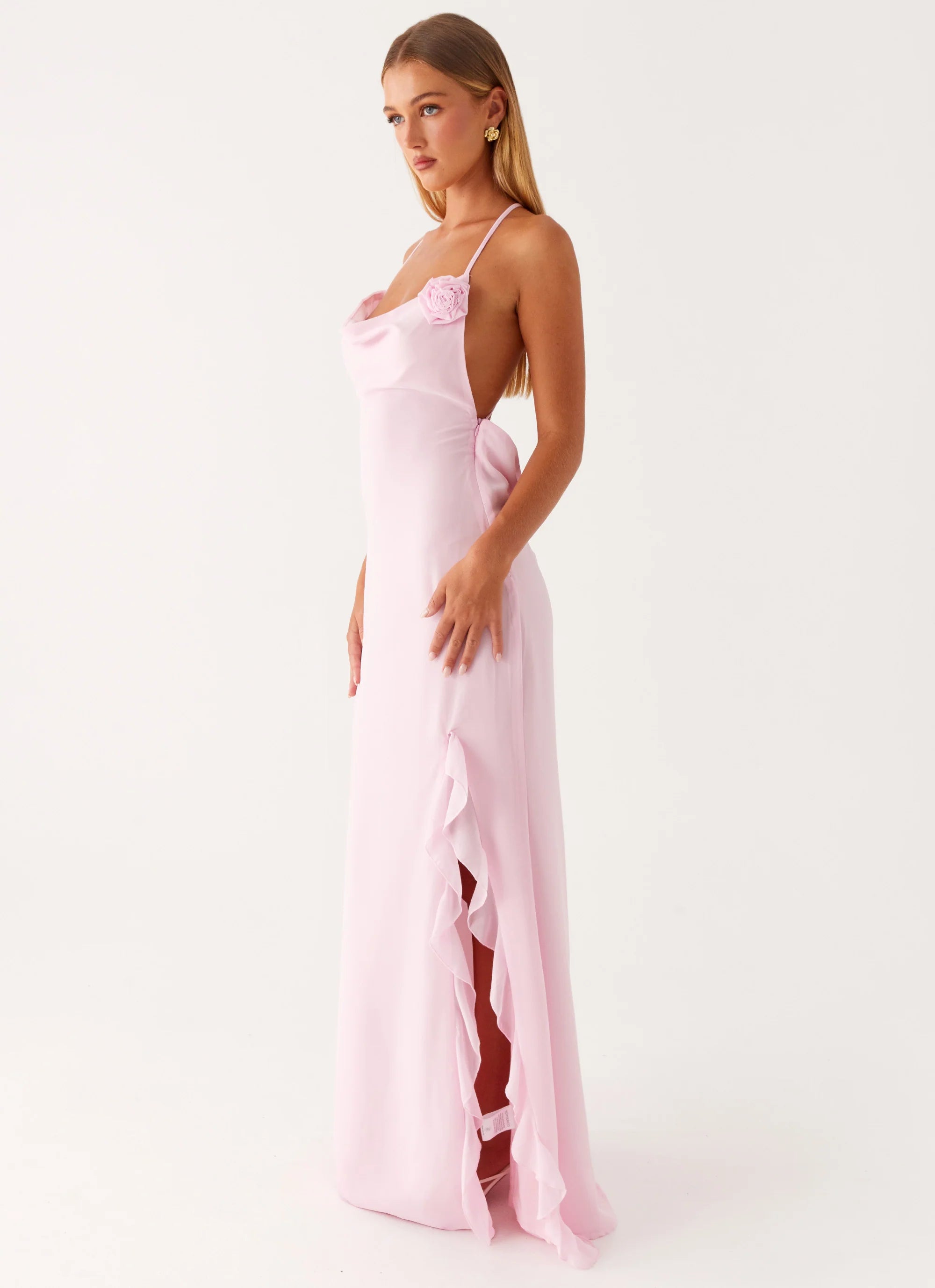 first class maxi dress - pink