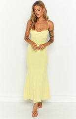 elysium yellow maxi dress